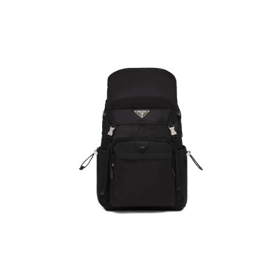 PRADA SPEEDROCK RE-NYLON AND LEATHER BACKPACK 2VZ123 (46*28*22cm) 